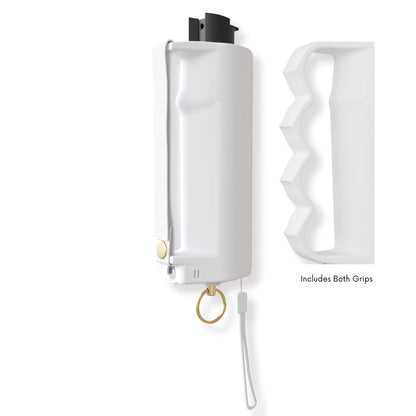 white sidekick pepper spray flashlight alarm